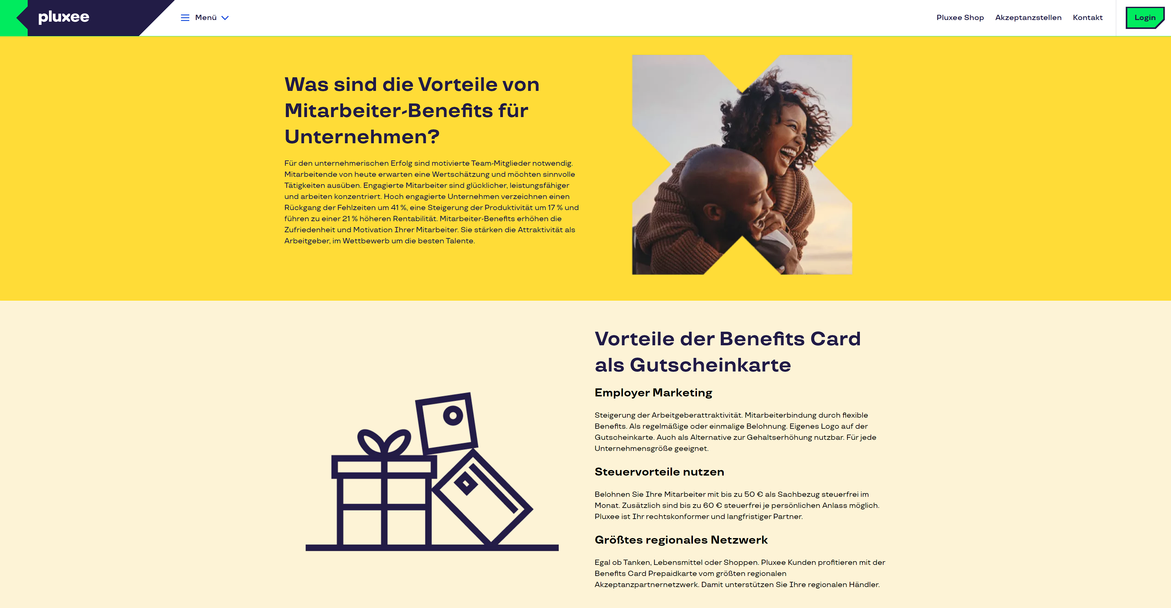 Unterseite – langer Screenshot